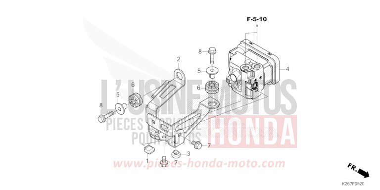 MODULATEUR ABS de MSX GROM A GAYETY RED (R310) de 2023